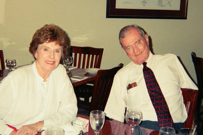 Custis Wright with husband, Charles Alan Wright