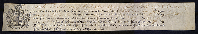 Image of Admission to the City of London