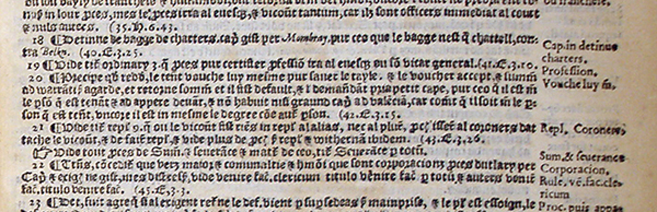 Brooke's Abdridgement, folio 156, detail