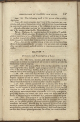 beginning page of Title I, Section V