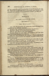 beginning page of Article II, Section I