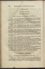 beginning page of Title III, Sole Section