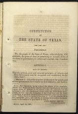 beginning page of Preamble-Article I