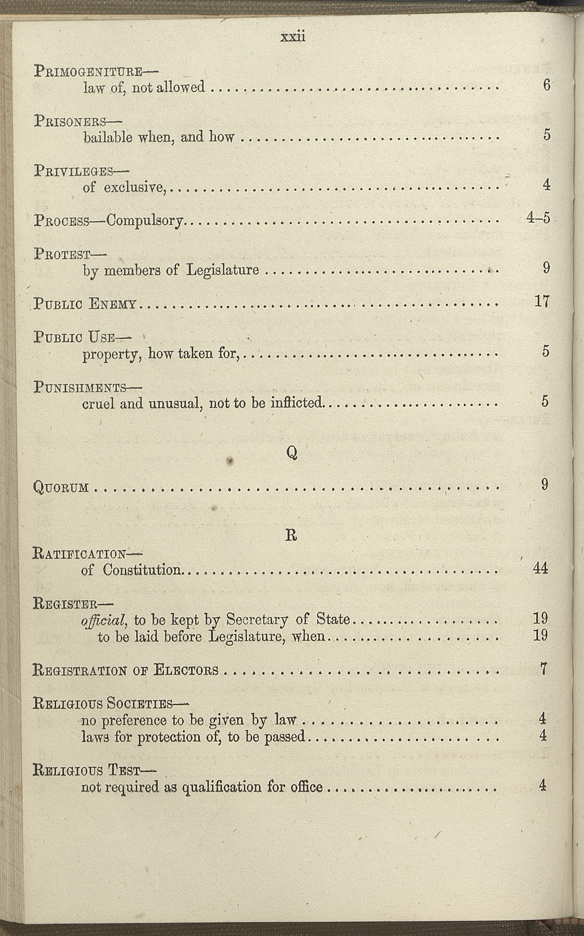 page 22 - 1869 index